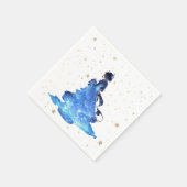 Serviette En Papier "Elegant Starry Night Princess Design" (Coin)