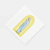 Serviette En Papier Elegant Virgin Mary Catholic Religious (Coin)
