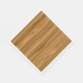 Serviette En Papier Elegant Wood Grain (Coin)