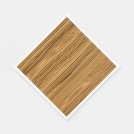 Serviette En Papier Elegant Wood Grain (Coin)