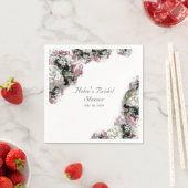 Serviette En Papier Élégante Baby Shower Catholique (En situation)