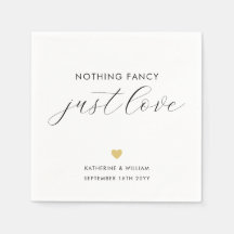Élégante calligraphie Rien de fantaisie Juste l'am