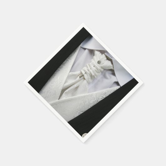 Serviette En Papier Élégante chambre Tuxedo Papier Napkin (Coin)