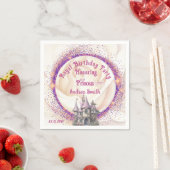 Serviette En Papier Elégante Fairy Tale Royal Princess Anniversaire (En situation)