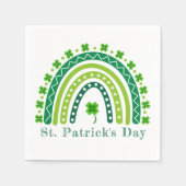 Serviette En Papier Élégante fête de la Saint Patrick (Devant)