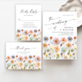 Serviette En Papier Elégante Fête des mariées Fleur sauvage Pastel Pin