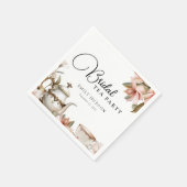 Serviette En Papier Elégante Fête des mariées Tea Party (Coin)