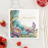 Serviette En Papier Élégante Fiesta Quinceanera ID1029 (En situation)