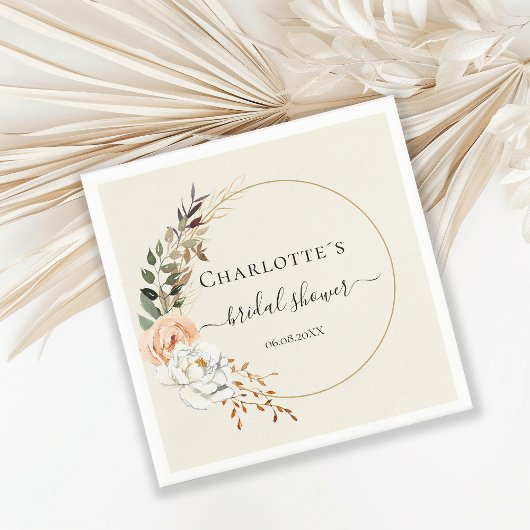 Serviette En Papier Élégante fleur d'Eucalyptus