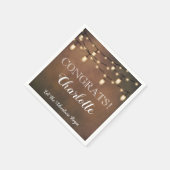 Serviette En Papier Élégante partie de retraite surprise serviettes (Coin)