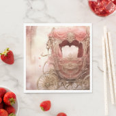 Serviette En Papier Elégante vintage mariage romantique (En situation)