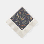 Serviette En Papier Élégantes serviettes d'hiver avec Pinecones (Coin)