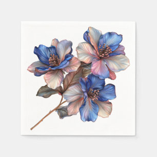 Serviette En Papier Élégantes serviettes florales