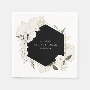 Serviette En Papier Élégantes serviettes florales bohème