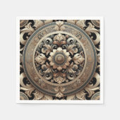 Serviette En Papier Eleganza Moderna Fancy Motif baroque (Devant)
