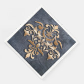 Serviette En Papier élément damask (Coin)