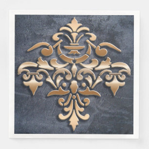 Serviette En Papier élément damask