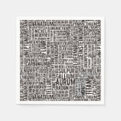 Serviette En Papier Éléments chimiques (Devant)