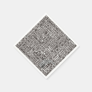 Serviette En Papier Éléments chimiques