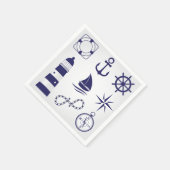Serviette En Papier Eléments marins serviettes (Coin)