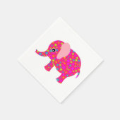 Serviette En Papier Éléphant (Coin)