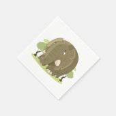 Serviette En Papier Éléphant (Coin)