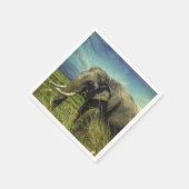 Serviette En Papier Eléphant (Coin)