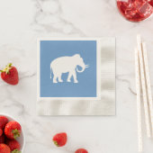 Serviette En Papier Eléphant blanc (En situation)