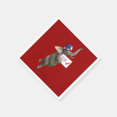 Serviette En Papier Eléphant GOP (Coin)