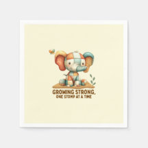 Éléphant Patchwork “Grandir en force