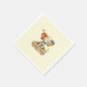 Serviette En Papier Éléphant Patchwork “Grandir en force (Coin)
