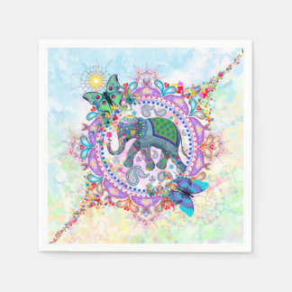 Serviette En Papier Eléphant sacré