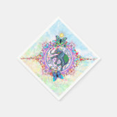 Serviette En Papier Eléphant sacré (Coin)