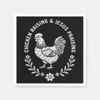Élevage de poulet et collecte de Jésus