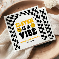 Eleven Is A Vibe Retro Fête d'anniversaire 11 ans