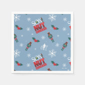 Serviette En Papier Elf "Fils d'un Noisette" Motif d'hiver (Devant)