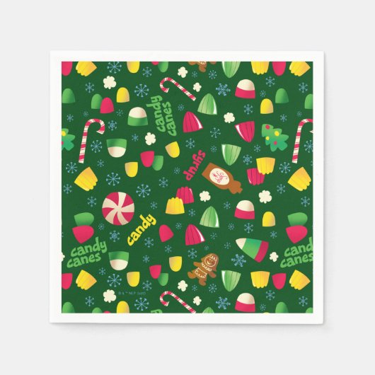 Serviette En Papier Elf le Motif Candy de cinéma (Devant)