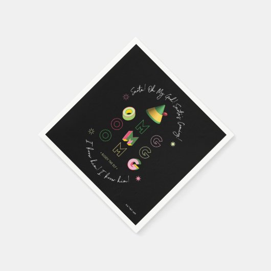 Serviette En Papier Elf the Movie | PÈRE NOËL OMG (Coin)
