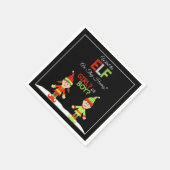 Serviette En Papier Elfe de Noël Révélation de genre serviettes (Coin)