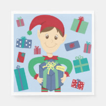 Elfe emballer des cadeaux