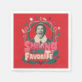 Serviette En Papier Elfe - Sourire est mon préféré (Devant)