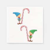 Serviette En Papier Elfes Avec Sucres de canne Papier (Devant)