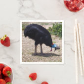 Serviette En Papier Éliminateur de bogues d'oiseaux de Cassowary, (En situation)