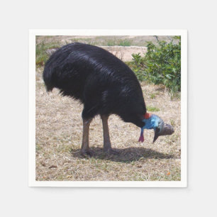 Serviette En Papier Éliminateur de bogues d'oiseaux de Cassowary,