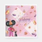 Serviette En Papier Ella B. Jenkins Serviettes roses (Devant)