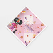 Serviette En Papier Ella B. Jenkins Serviettes roses (Coin)