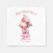 SERVIETTE EN PAPIER ELLE A ÉTÉ ENLEVÉE FÊTE DE MARIAGE (Devant)