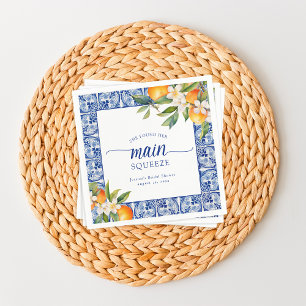 Serviette En Papier Elle a trouvé l'invitation pour la fête de mariage