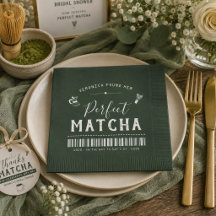 Elle a Trouvé Sa Baby Shower de Mariage au Matcha 