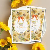 Serviette En Papier Elle a trouvé sa Baby Shower Honey 